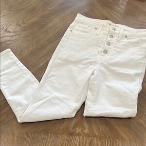 MADEWELL 10” High Rise Skinny Crop Jeans